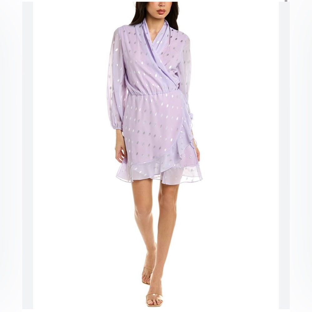Beulah lavender wrap dress size large